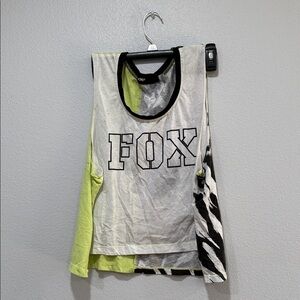 Fox Monochrome and Lime Graphic Tank